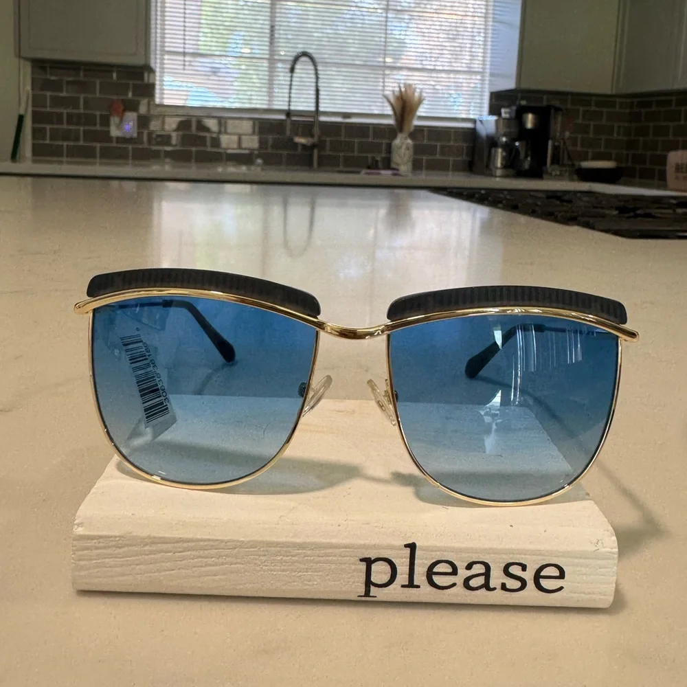 ONE DAY SALE✨ BALMAIN unisex Gold and Blue Sunglasses